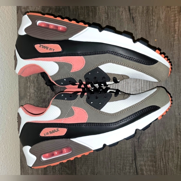 Men's Air Max 90 Ironstone Red Stardust - Picture 3 of 6